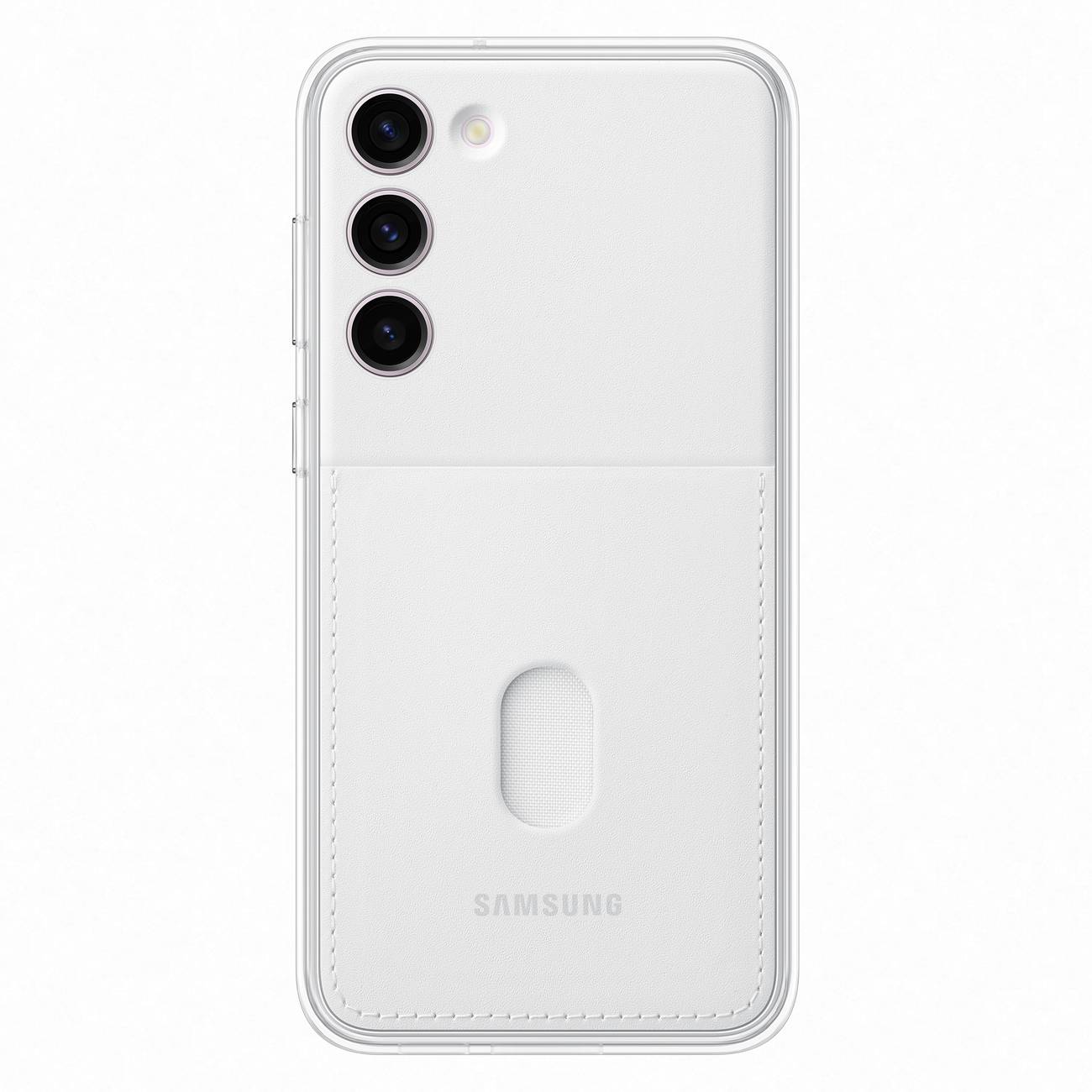 Etui Samsung Frame Case do Galaxy S23 Plus, białe.